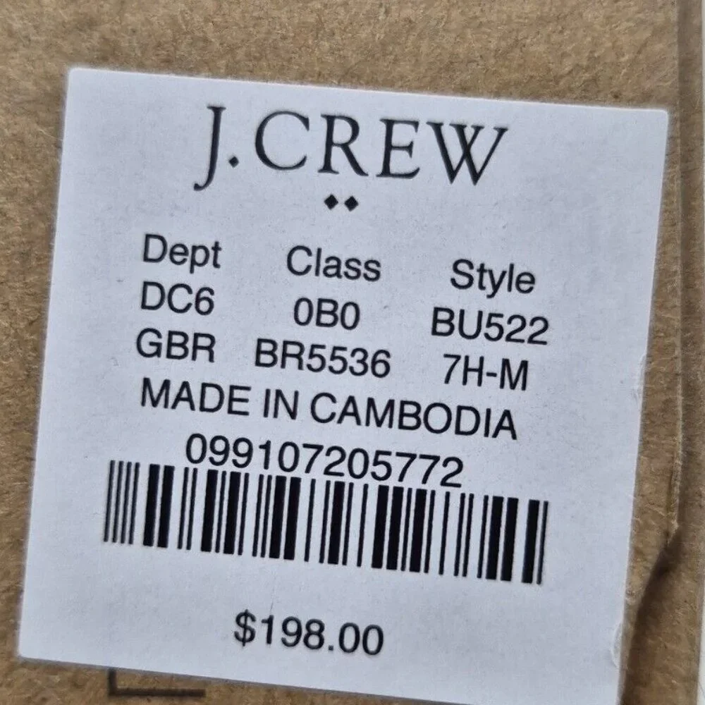 J Crew Women's Western Boots Size 7.5 M Sueded Golden Brandy Brown